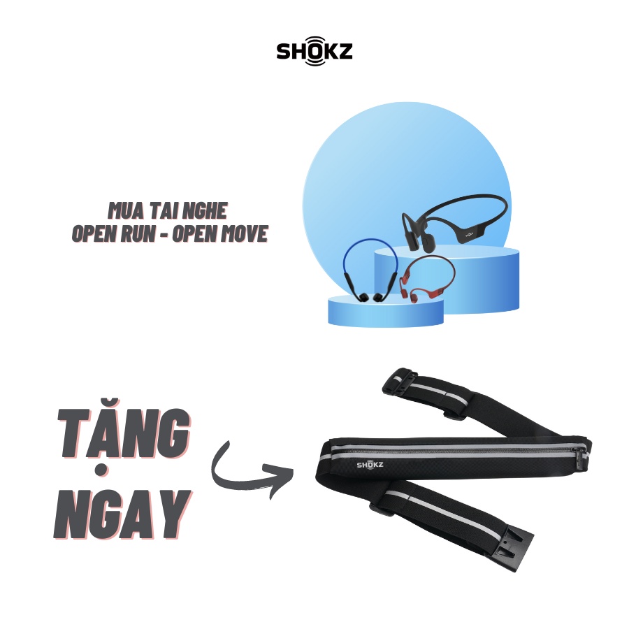 [GIFT] Túi đeo thể thao ngang bụng Shokz