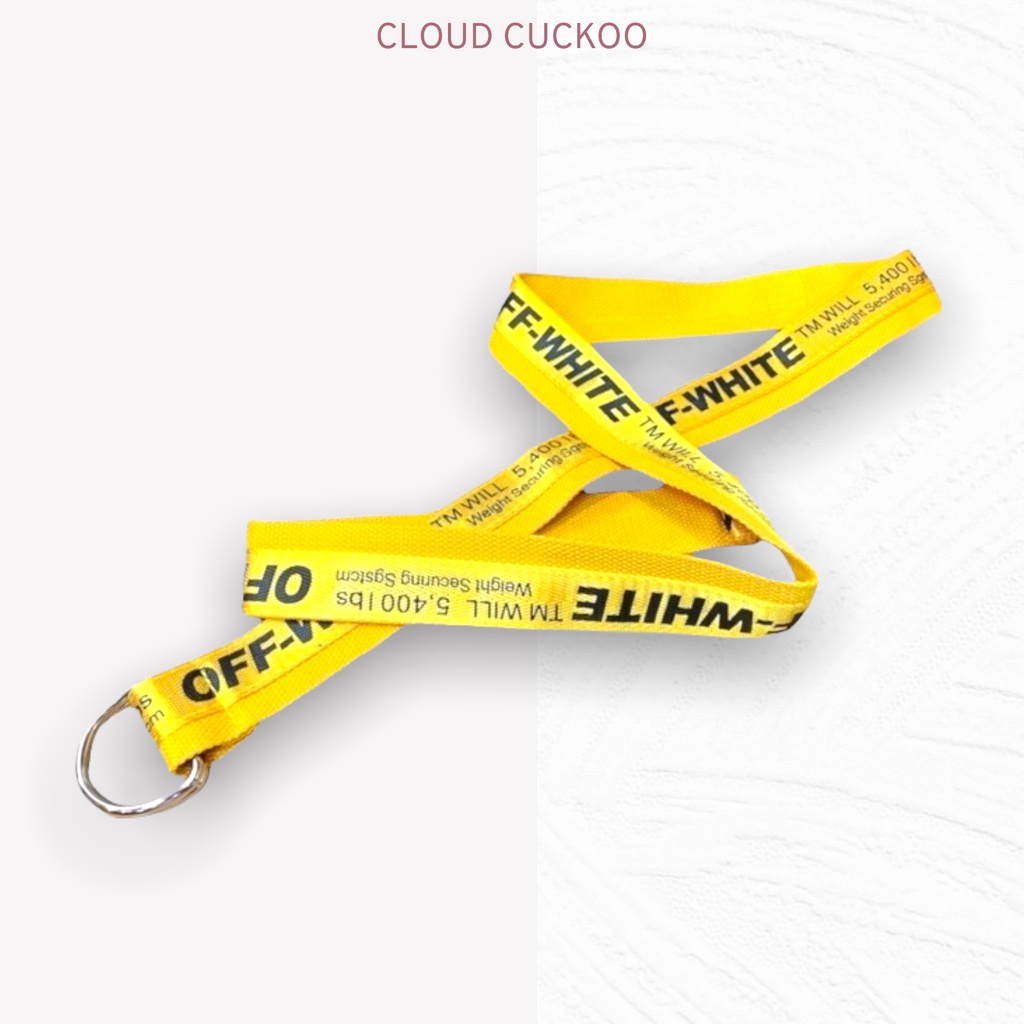 Thắt Lưng Ulzzang Vải Dù Siêu Chắc Chắn Mầu Vàng- Mã Số: TL18