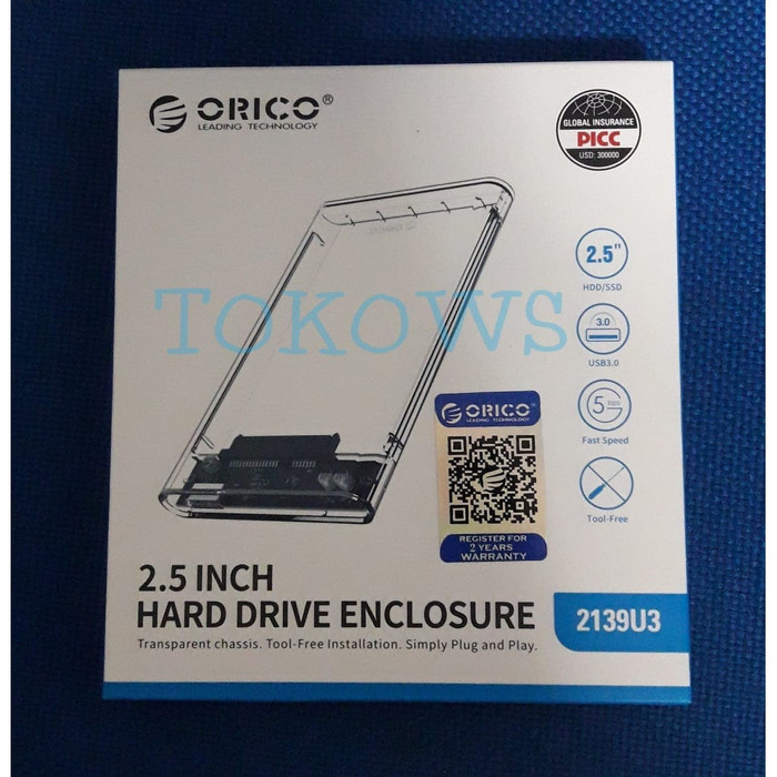 Hộp Đựng Ổ Cứng Ngoài Hdd 2.5 "Usb 3.0 - Orico 2139u3 | BigBuy360 - bigbuy360.vn