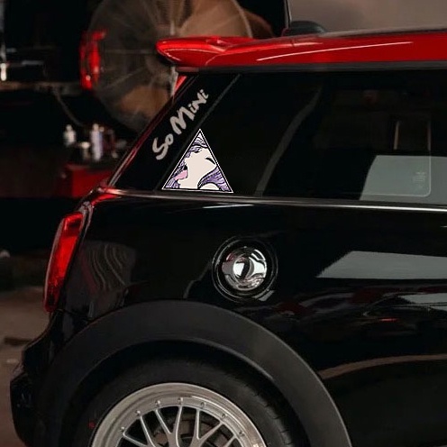 1 Đề Can Phản Quang JDM Trái Phải Hoạt Hình Nhật Bản Trang Trí Xe Hơi / Xe Máy Hai Chiều Gợi Cảm Đẹp Mắt