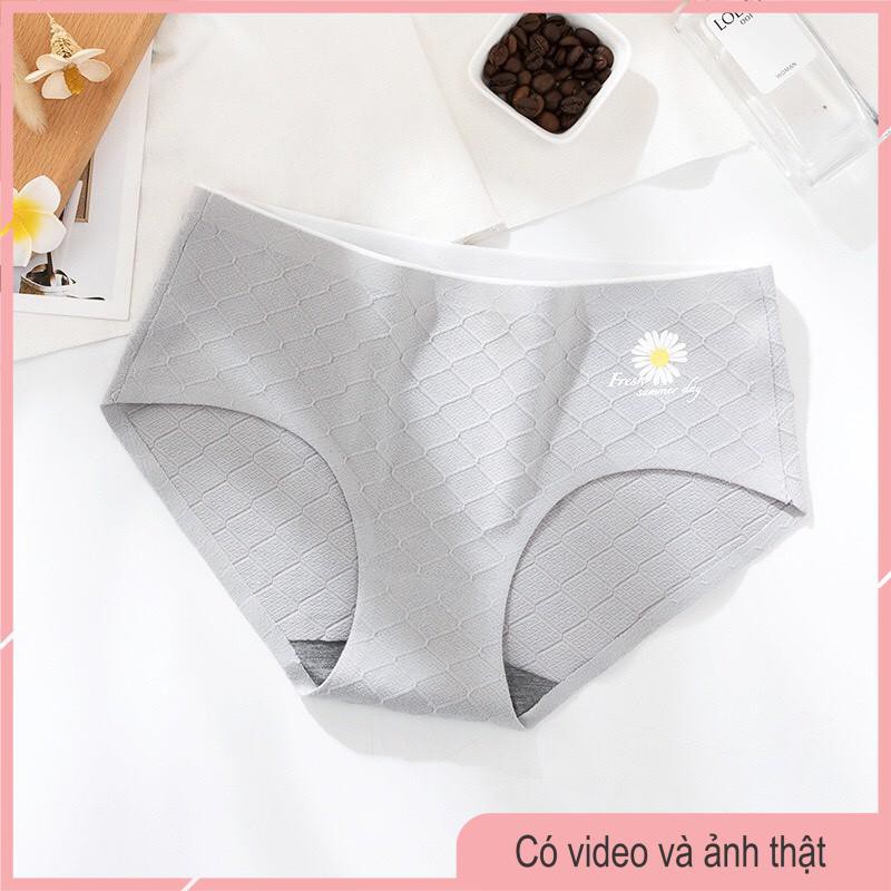 Quần Lót Cotton Thông Hơi Khàng Khuẩn, Không Đường May, Họa TIết Cúc Daisy Hot Trend 2020 -19 | BigBuy360 - bigbuy360.vn