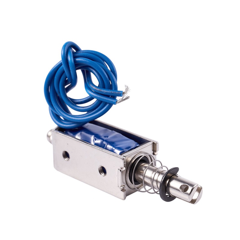 Van điện từ loại đẩy / kéo 10 mm DC 12 V 2.1 kg force