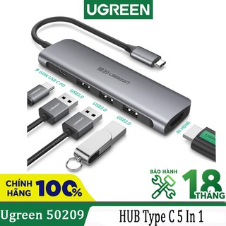 Thiết bị chuyển đổi usb type-c to hdmi, usb 3.0 ugreen 50209 chính hãng