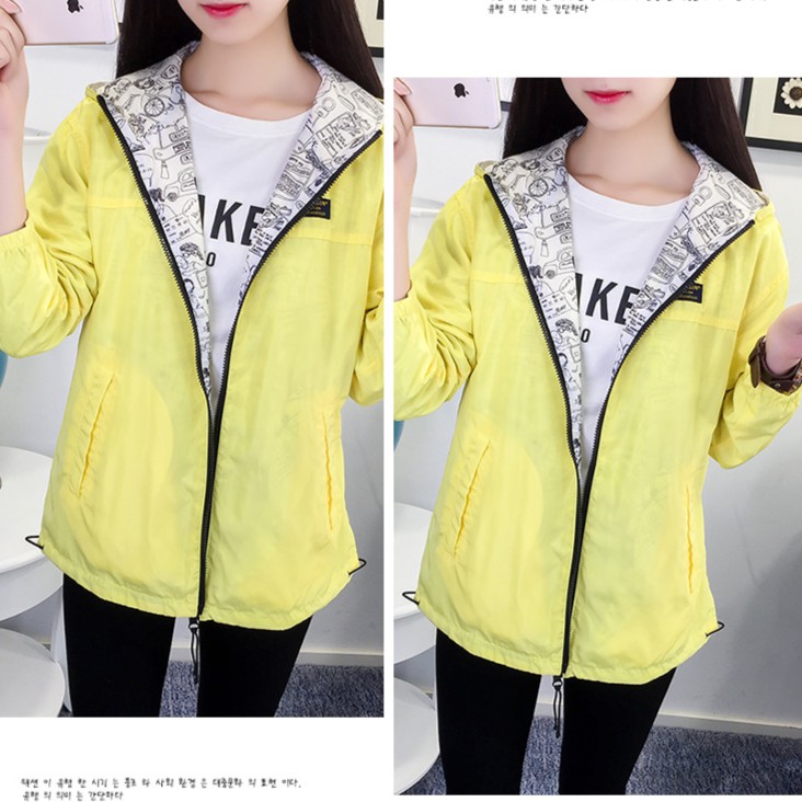 Áo khoác (đủ size XS - XXXL) mặc được 2 mặt có in hình bên trong hot hit | BigBuy360 - bigbuy360.vn