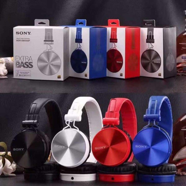 Tai nghe chụp tai SONY MDR XB-650AP màu trắng
