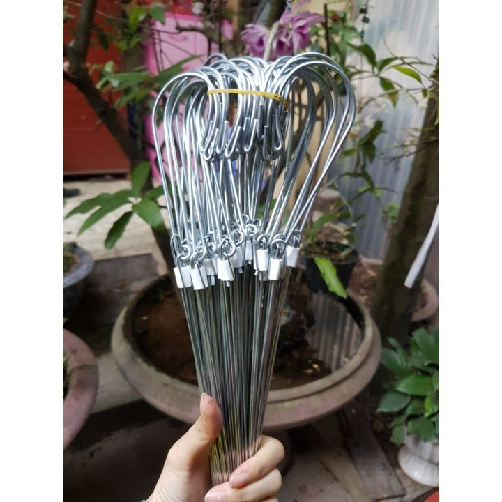 [Giá sỉ] Móc kẽm treo lan loại 80cm