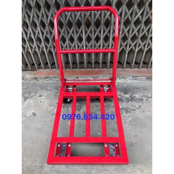 Xe đẩy hàng 4 bánh gấp gọn tải trọng 300kg - 500kg