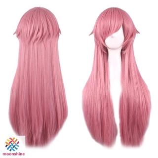 Tóc Giả Dài 80cm Hóa Trang Cho The Future Diary Yuno Gasai