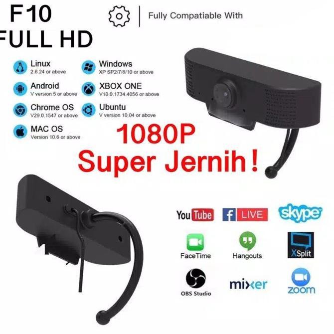 Webcam Full Hd 1080p F10 Chuyên Dụng Cho Máy Tính Laptop | BigBuy360 - bigbuy360.vn
