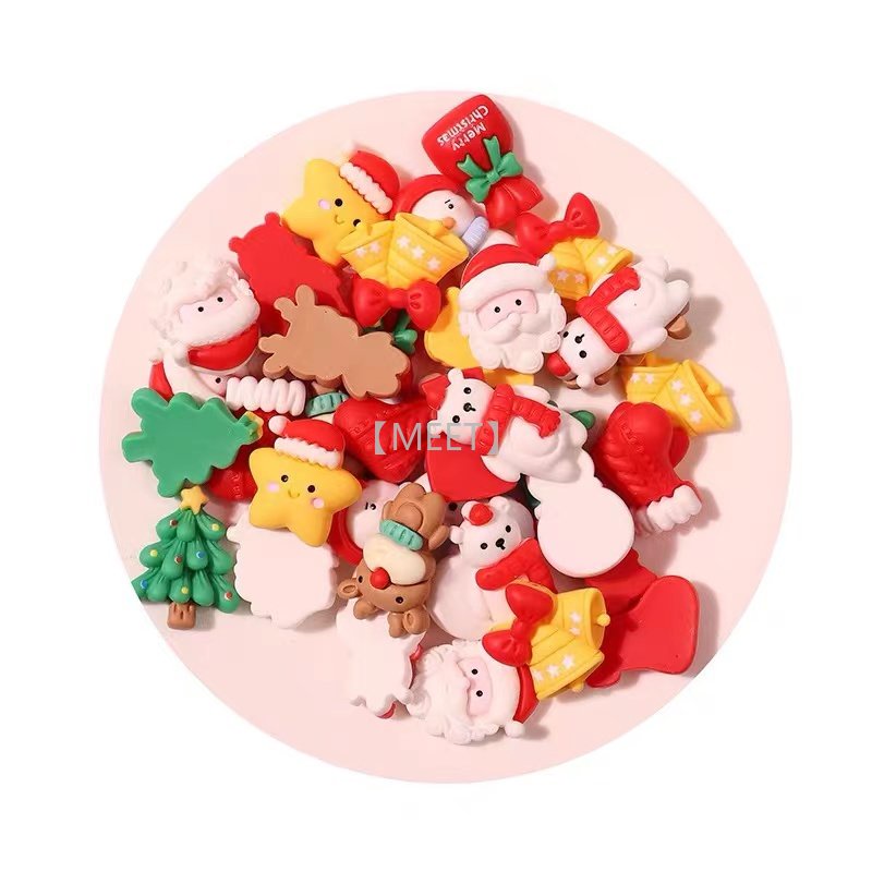 1 Túi Đồ Trang Sức Nhựa Hoạt Hình Giáng Sinh Ba Chiều DIY