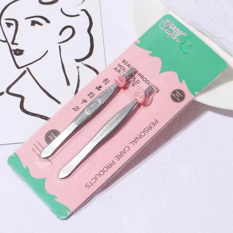 (1 cái) Nhíp nhổ lông mạ vàng loại xin - Selenshop