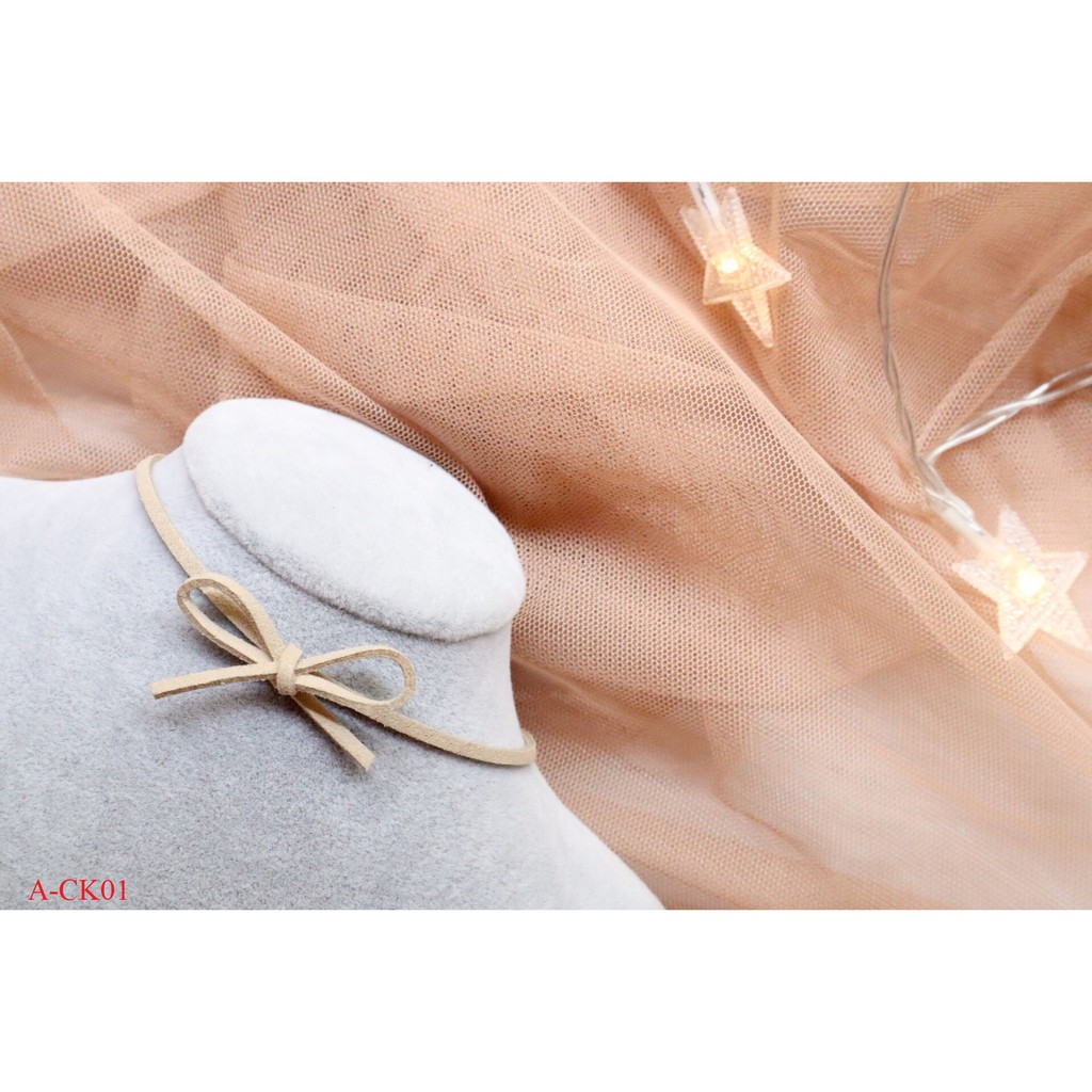 Choker xinh BST màu nâu A-ck01-06 Mayconner