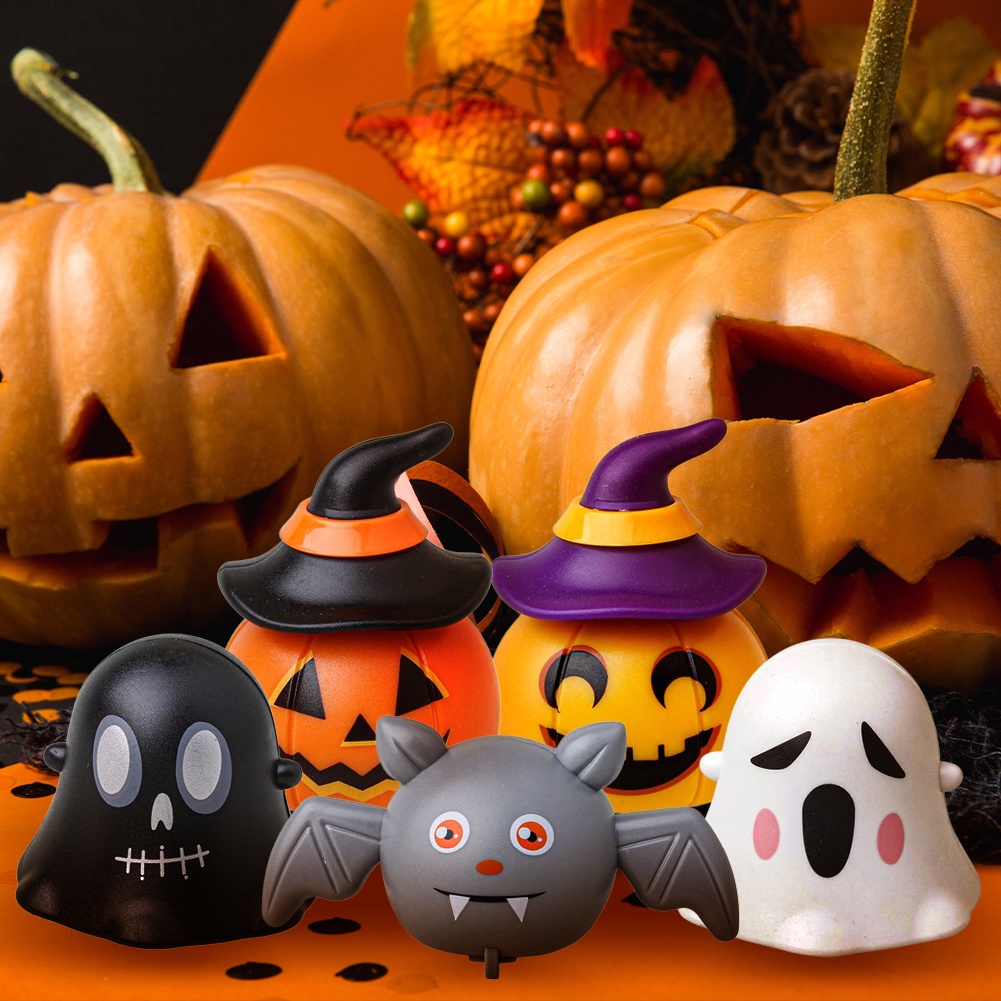 ⚡CÒN HÀNG⚡ Tiệc Halloween Xe Bí Ngô Đồ   Nhỏ Ngộ Nghĩnh Cho Trẻ Em Kéo Lưng Dơi   Tặng Xe Đầu Bí Ngô Quà Tặng Đồ   Trẻ Em