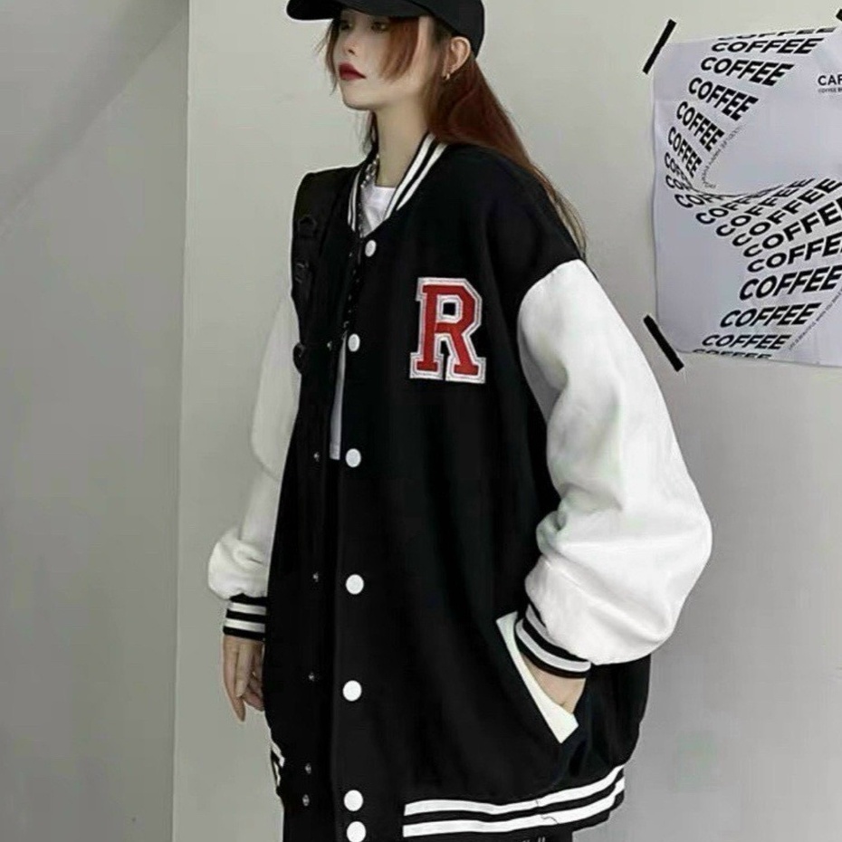 Áo Khoác Nỉ Bomber Nam Nữ Form Rộng Unisex Chất Nỉ Ngoại Lót Bông Dày Dặn Cực Hot (R)