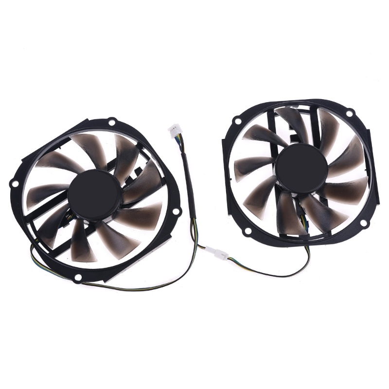 2 Quạt Tản Nhiệt 95mm 4gb 2048SP GPU Cho Đồ Họa Yeston RX480 570 580