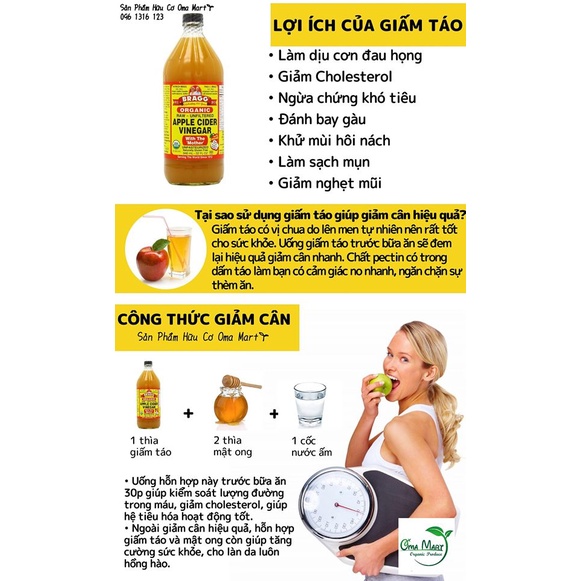 [Thực dưỡng] Giấm táo mèo Homefood 500ml