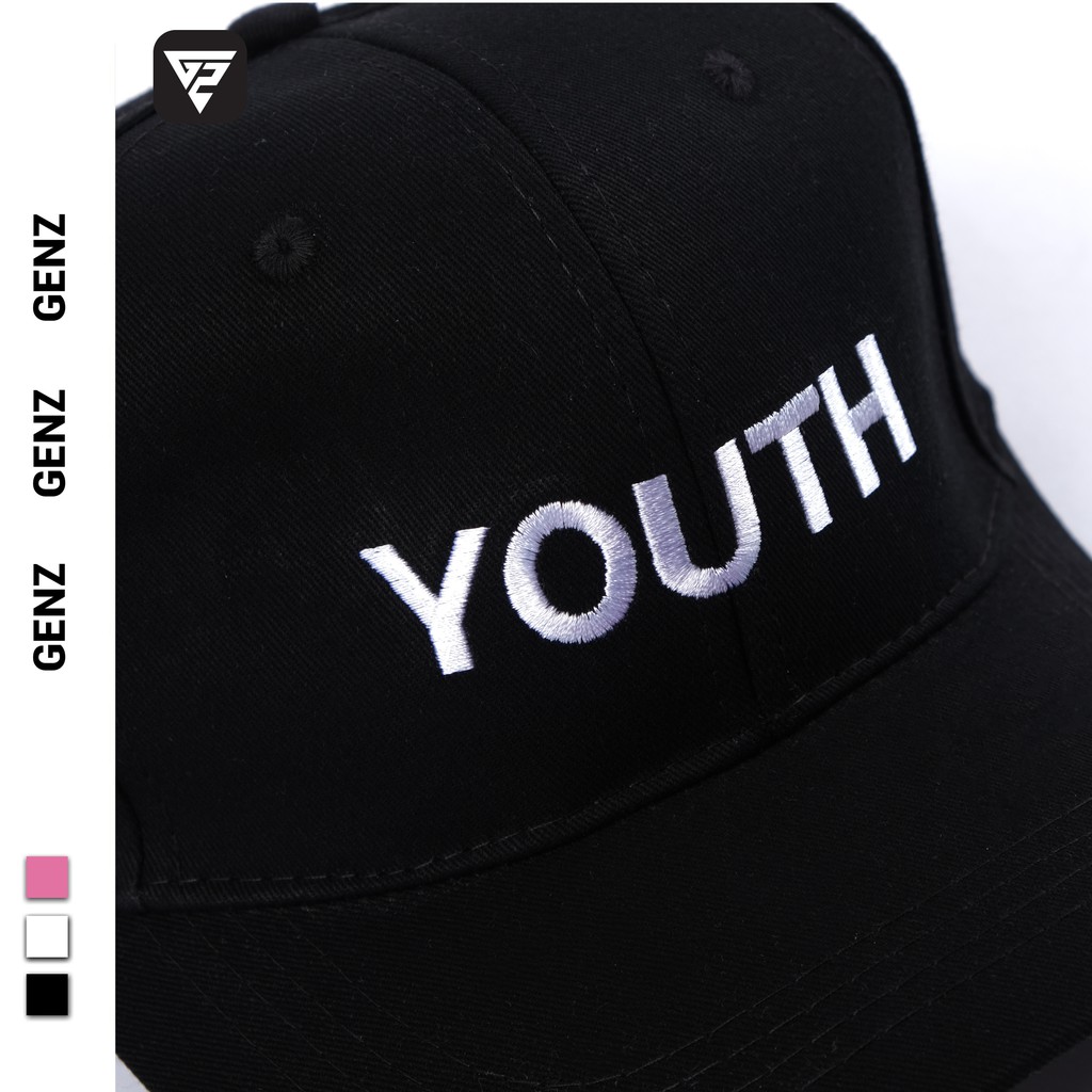 Mũ lưỡi trai nón kết GENZ thêu chữ ulzzang unisex thích hợp cả nam nữ cá tính