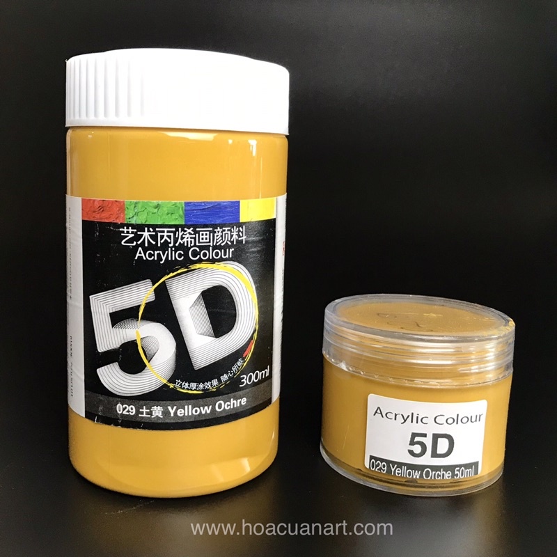 Màu Acrylic 3D - 5D 50ml Từ Lọ Nguyên Chất 300ml