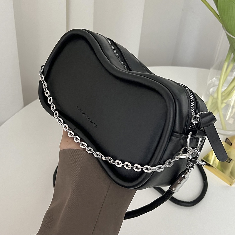 Túi đeo bên vai/ cầm tay IELGY màu trơn thời trang đơn giản dành cho nữ