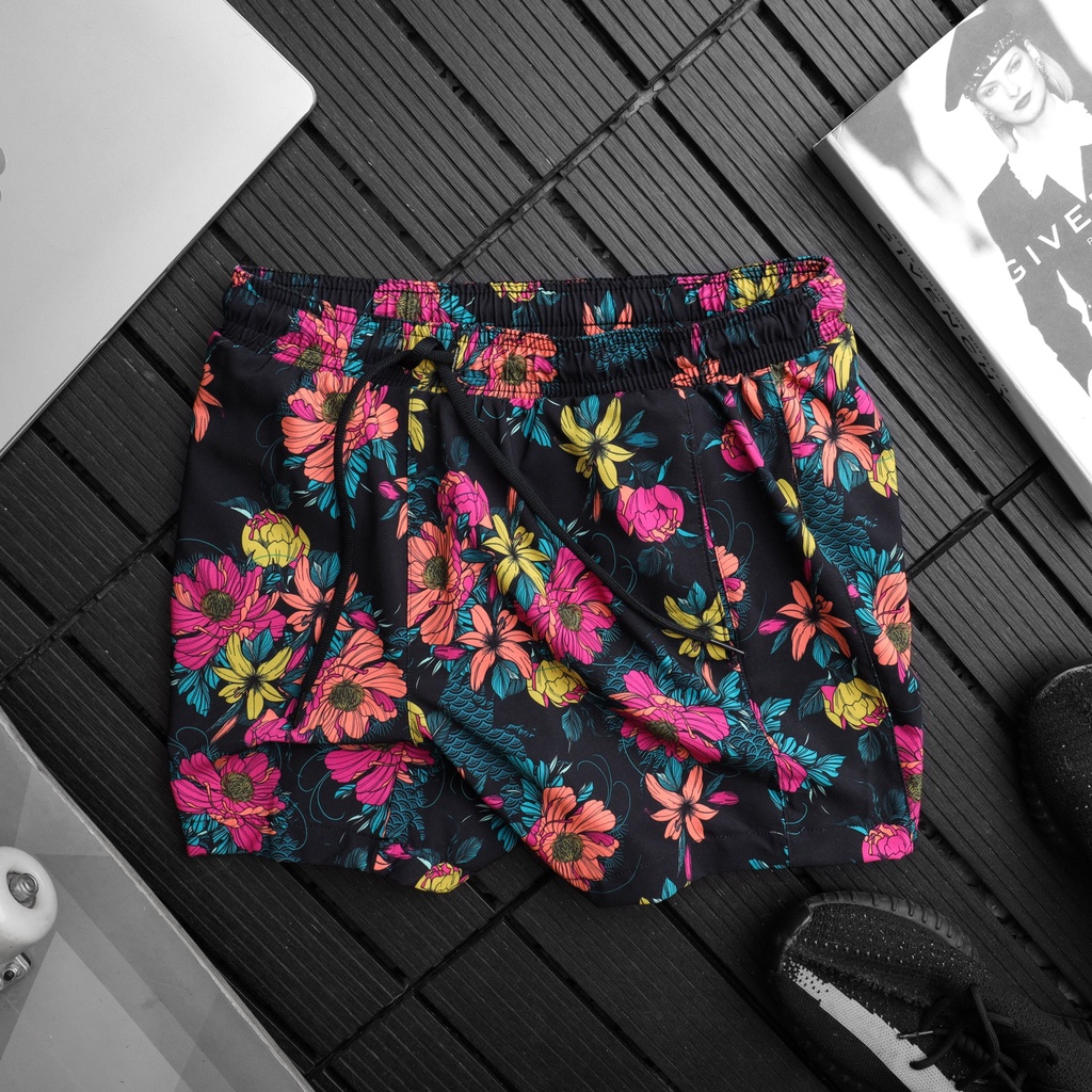 [12 MÀU] Quần short đi biển/ quần bơi 2 lớp form trên gối, lên ảnh bao đẹp 8975