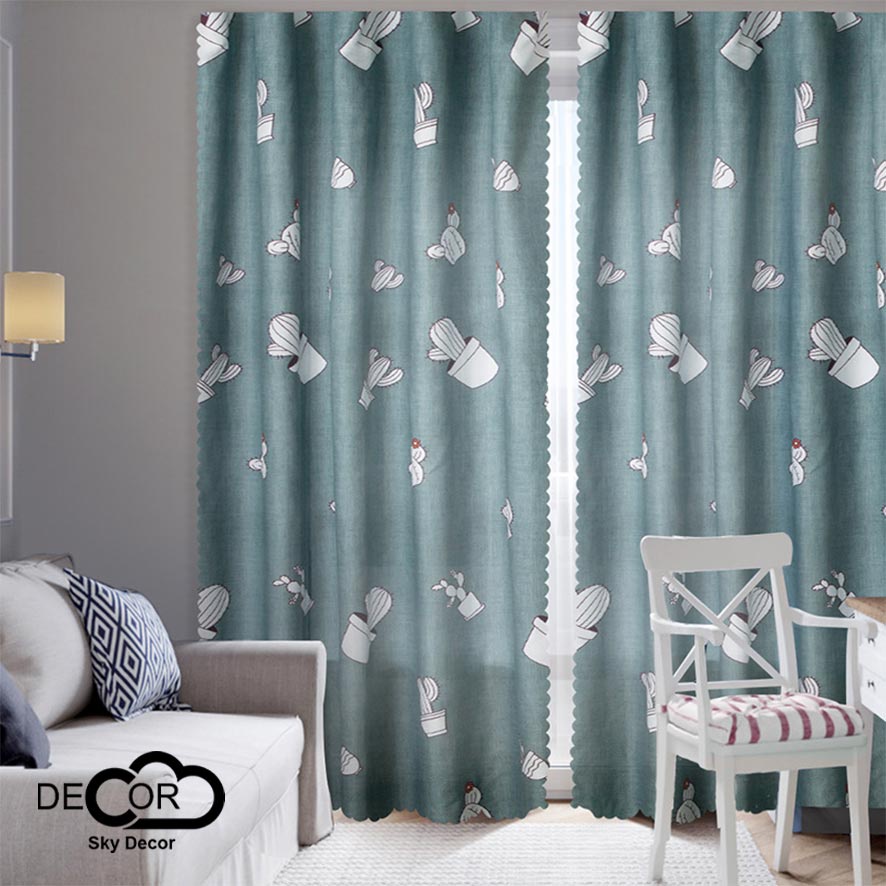 Rèm voan cửa sổ, rèm che chống nắng nhà cửa, phòng ngủ, phong cách hiện đại trẻ trung - Sky Decor