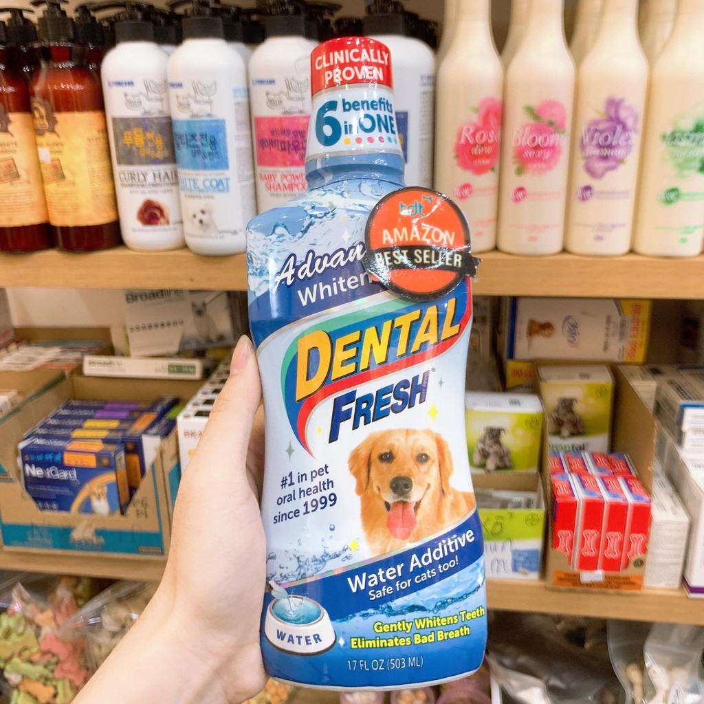 Dental Fresh Dung dịch hết hôi miệng, trắng răng cho chó