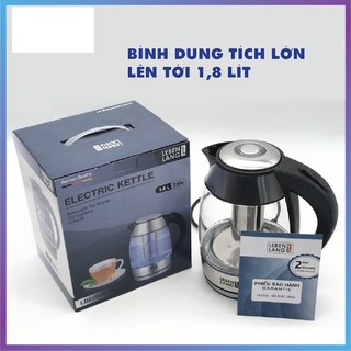Ấm Siêu Tốc Thủy Tinh Lebenlang