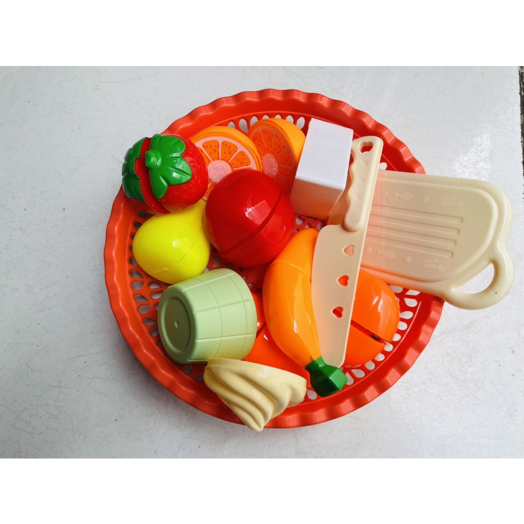 Cắt trái cây bộ đồ chơi giúp bé khám phá,học tập , kỹ năng cầm nắm