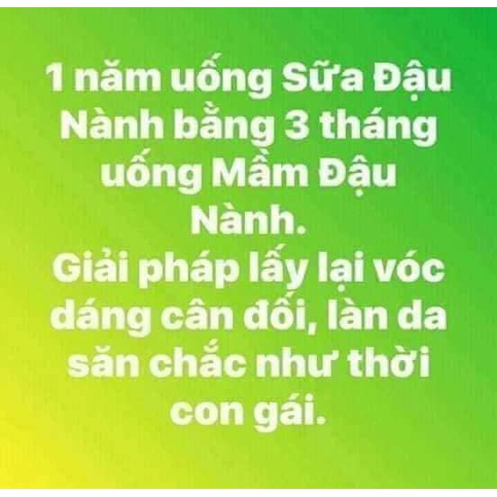 Mầm Đậu Nành nguyên chất Mẹ Ken Cải Thiện Nội Tiết Tố Tăng Size Vòng 1, Mờ Nám Tàn Nhang