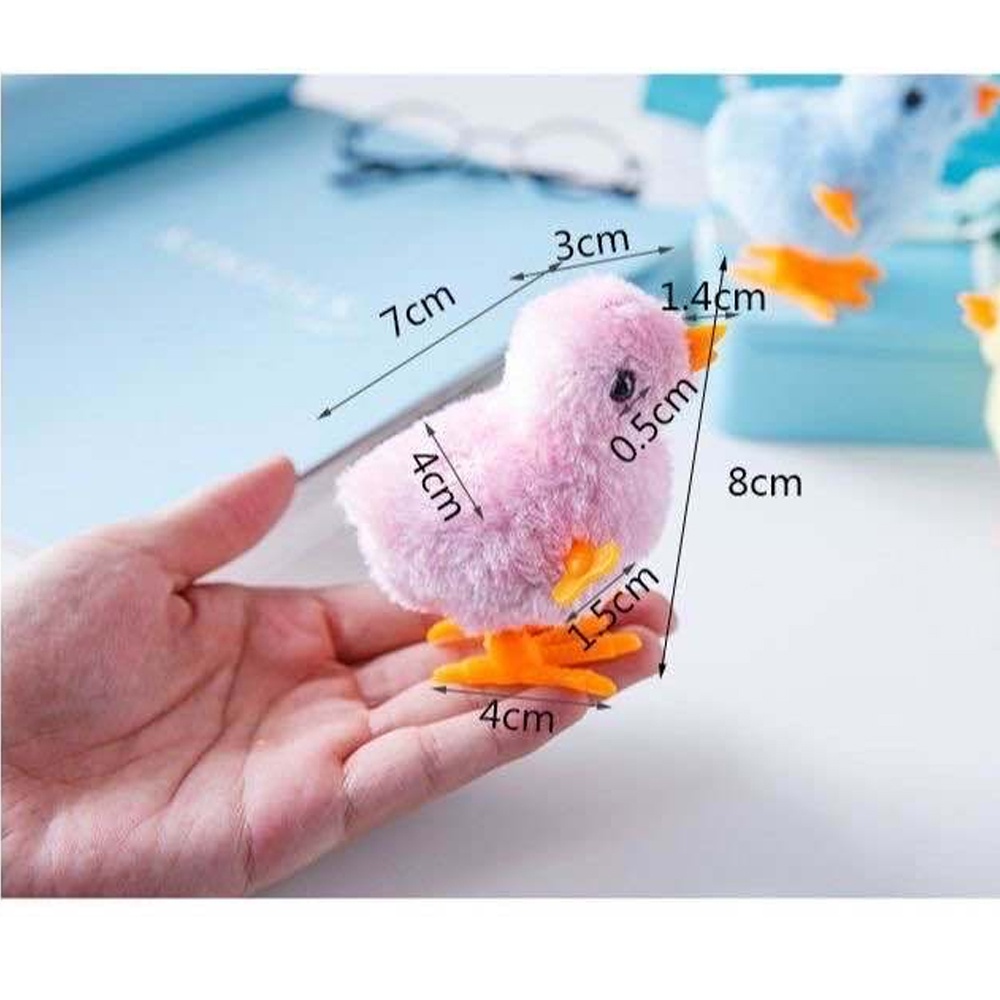 Đồ chơi thú nhảy VẶN CÓT ngộ nghĩnh, đáng yêu cho bé - gà con ( 1 con)
