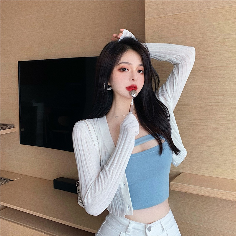 Áo ống nữ hở ngực phong cách sexy