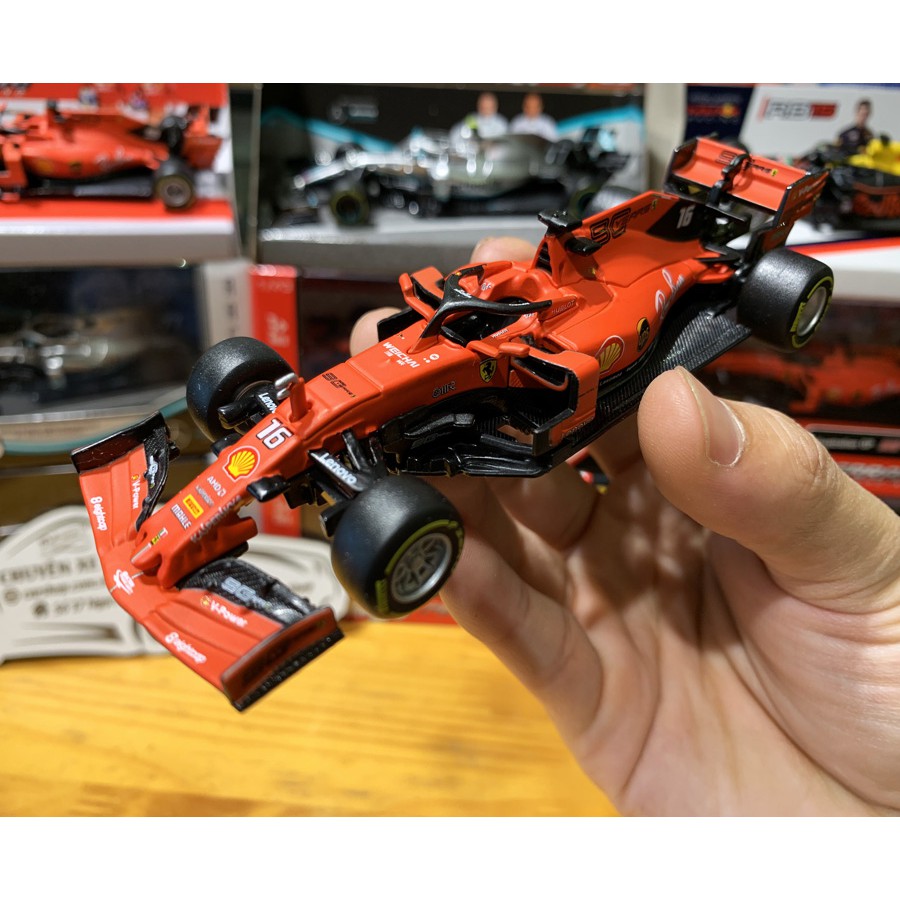 Mô hình xe đua F1 Ferrari SF90 2019 tỉ lệ 1:43 hãng Bburago