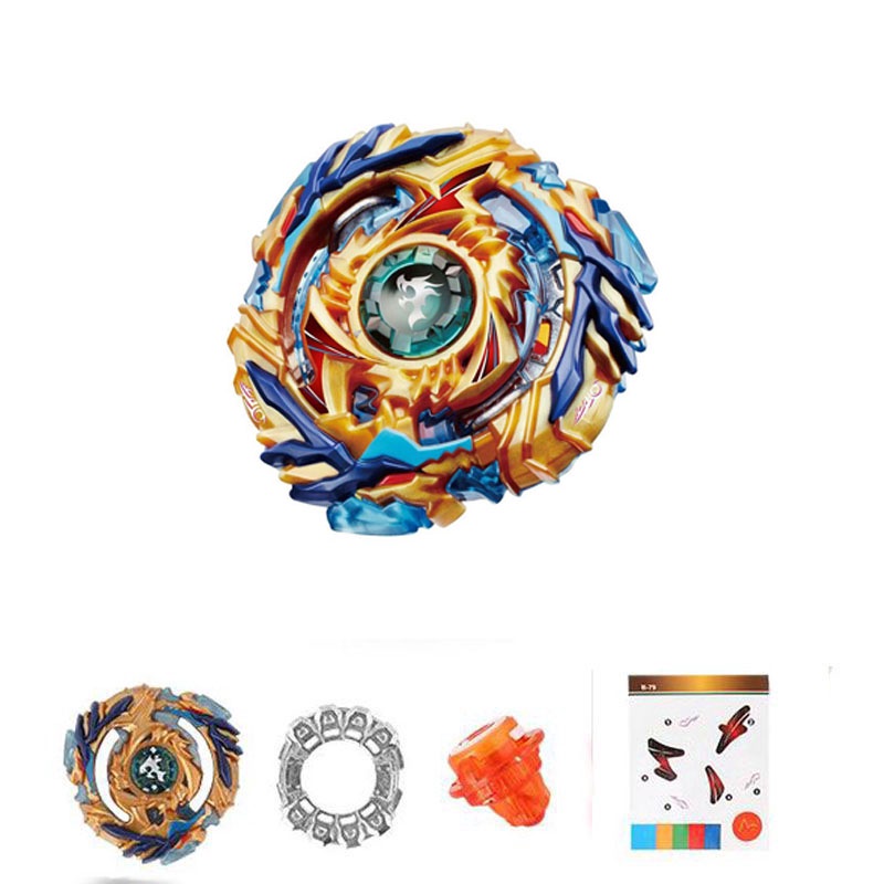 Set 5 Con Quay Beyblade Burst B79 Fafnir.8.Tay Cầm Phóng To Nt + B-122 Chất Lượng Cao