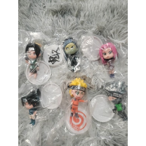 bộ 6 tượng mô hình naruto.