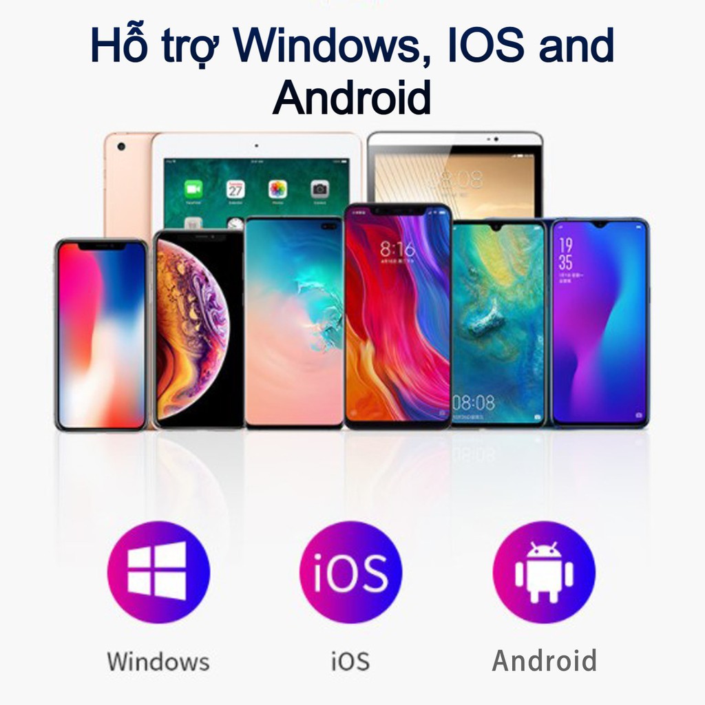 Tai nghe Bluetooth 5.0 AMOI F9 nút cảm ứng không dây chống nước Pin 280h kèm sạc dự phòng | BigBuy360 - bigbuy360.vn