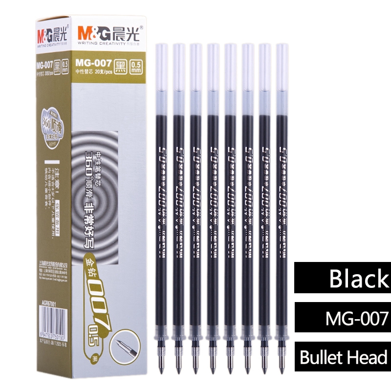 Set 10 Ruột Bút Bi Thay Thế 0.5mm