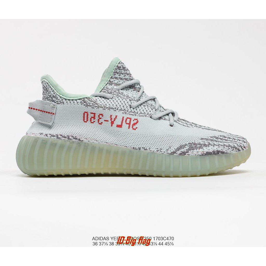 Giày Thể Thao Adidas 1 Yeezy Boost 350 V2 Màu Xám Thời Trang