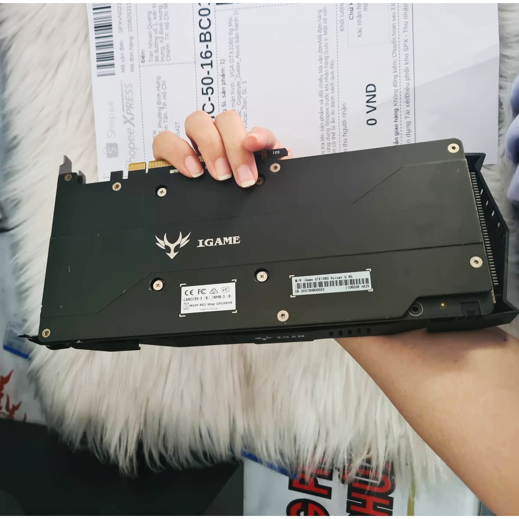 Card màn hình - Vga Colorful Vulcan GTX 1060 6g