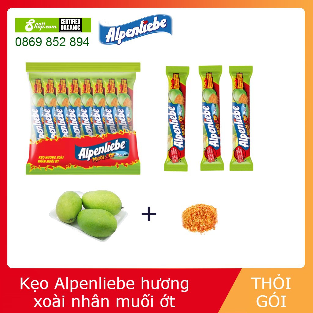 Kẹo Alpenliebe Xoài Nhân Muối Ớt 78gr