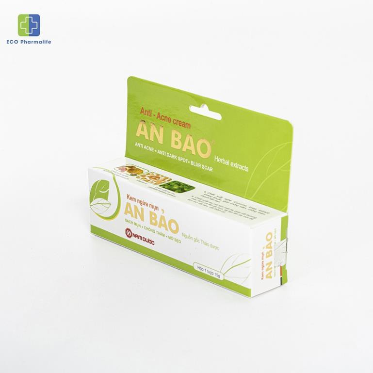 Kem ngừa mụn An Bảo 15g , chống thâm  giúp da mềm mại, mát, mịn | BigBuy360 - bigbuy360.vn