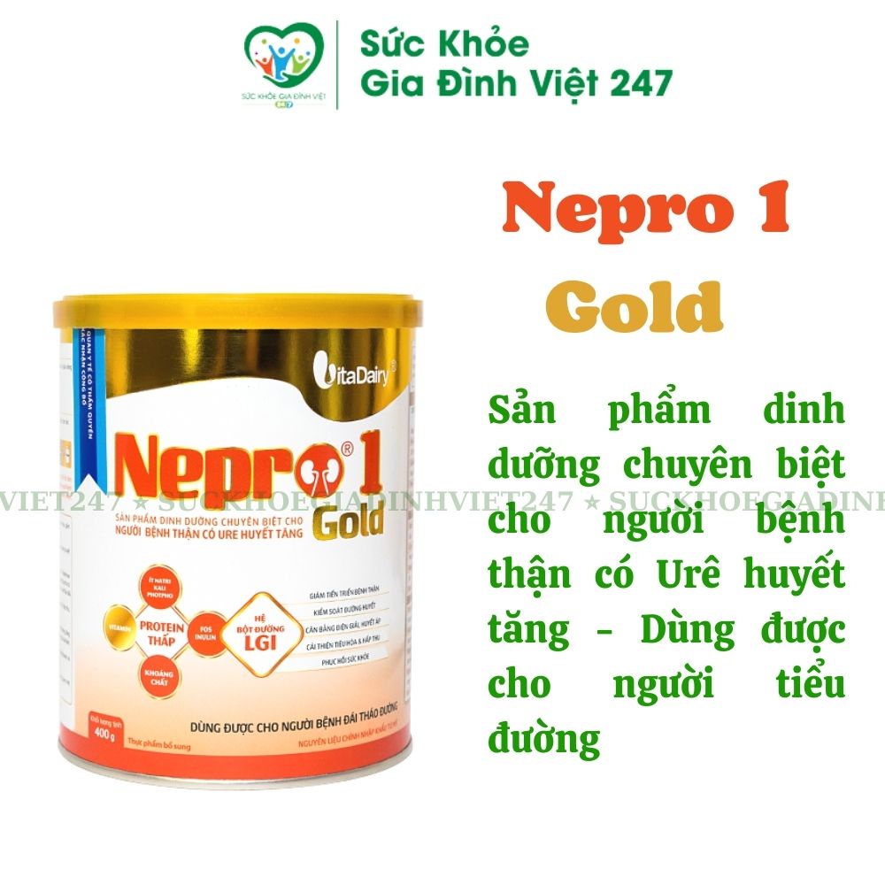 Sữa Bột Nepro - Sữa Dinh Dưỡng Cho Người Bị Thận, Tiểu Đường Suckhoegiadinhviet247