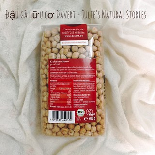 ORGANIC - Đậu gà hữu cơ Davert 500gr