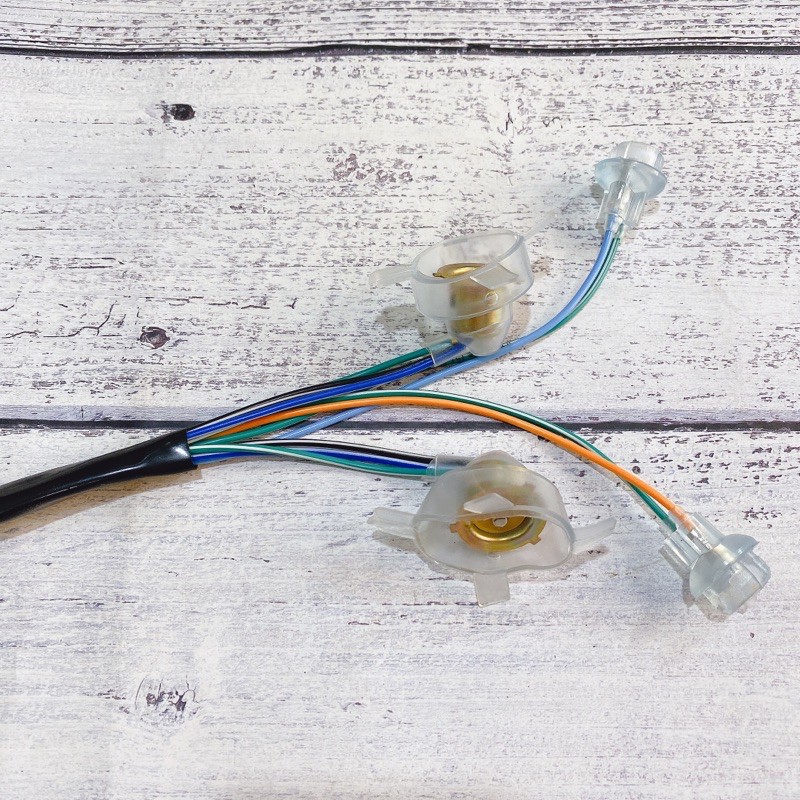 Bộ đuôi đèn, chui đèn trước xe Wave Anpha 2bóng & 1bóng kèm chui xi nhan