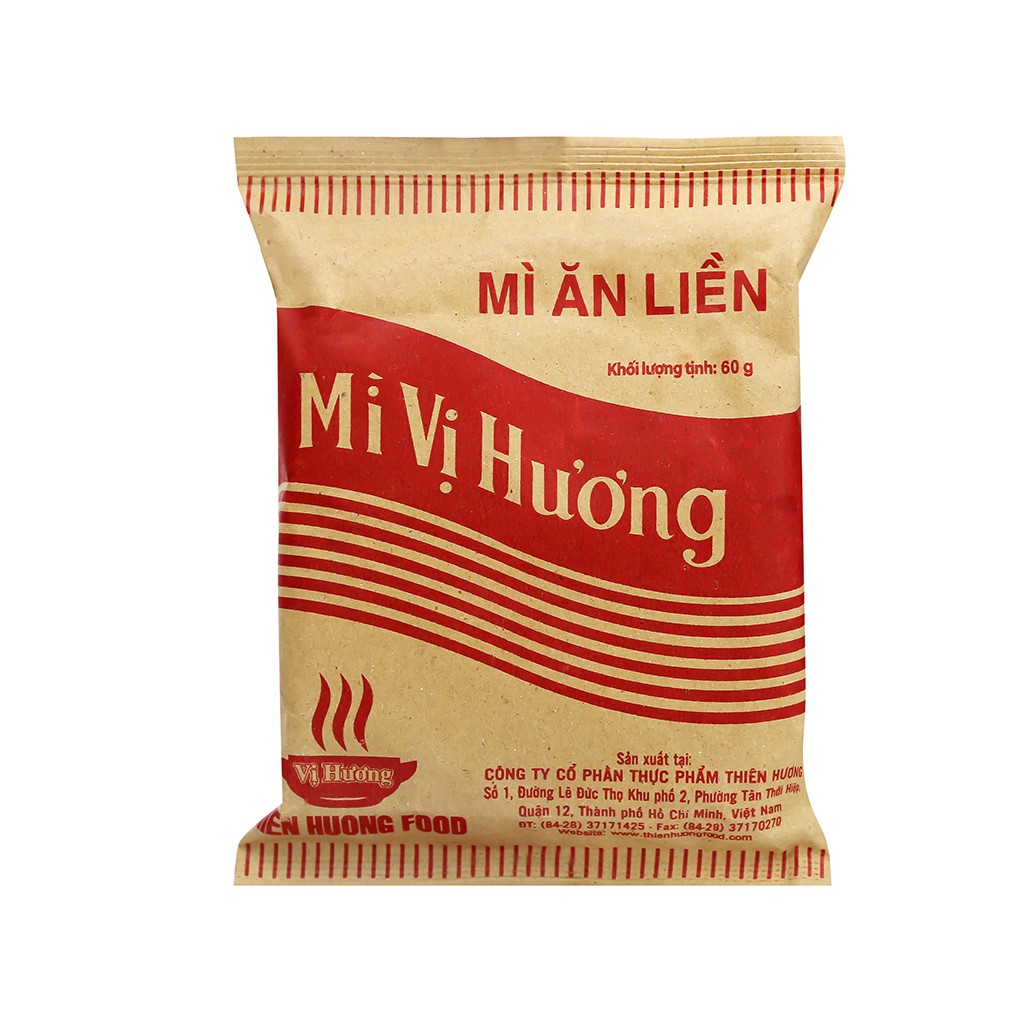 10 GÓI Mì Vị Hương giấy vàng gói 60g