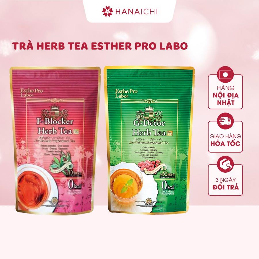 Trà Herb Tea Esther Pro Labo 30 gói - Nội Địa Nhật