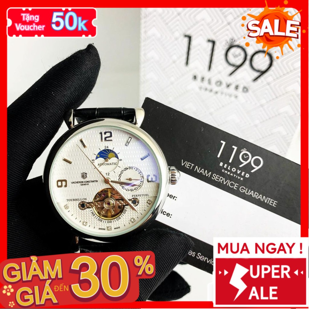 Đồng hồ cơ - Đồng Hồ Dây Da Nam 43mm Fom Size Chuẩn Chống Nước Chống Xước Tốt Bảo Hành 6 Tháng 80172 - 1199 Watches | BigBuy360 - bigbuy360.vn