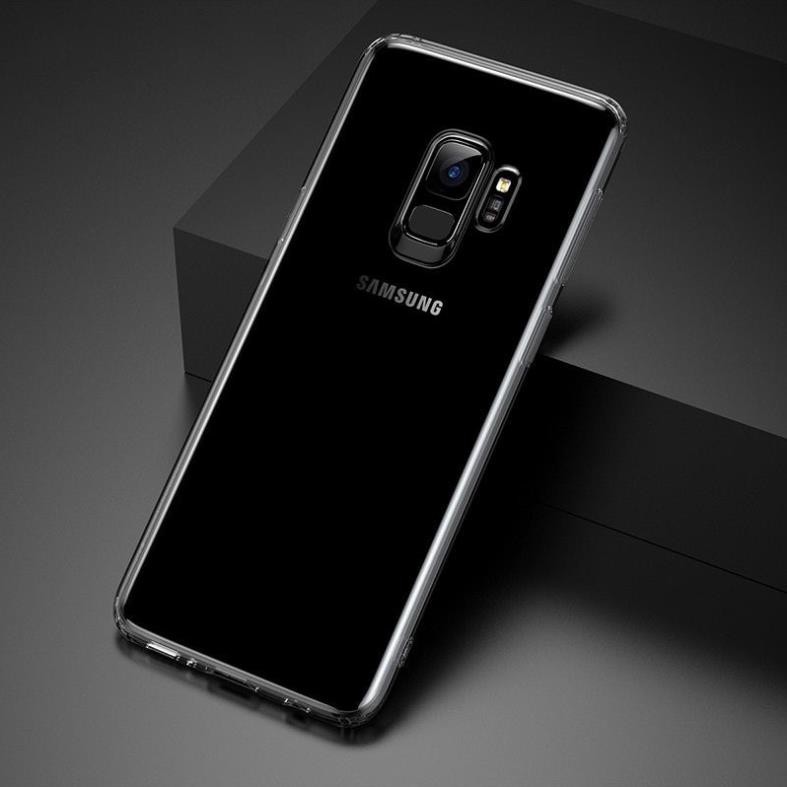 Ốp lưng silicon dẻo trong suốt cho Samsung Galaxy S9 / S9 Plus mỏng 0.6mm chính hãng Ultra Thin