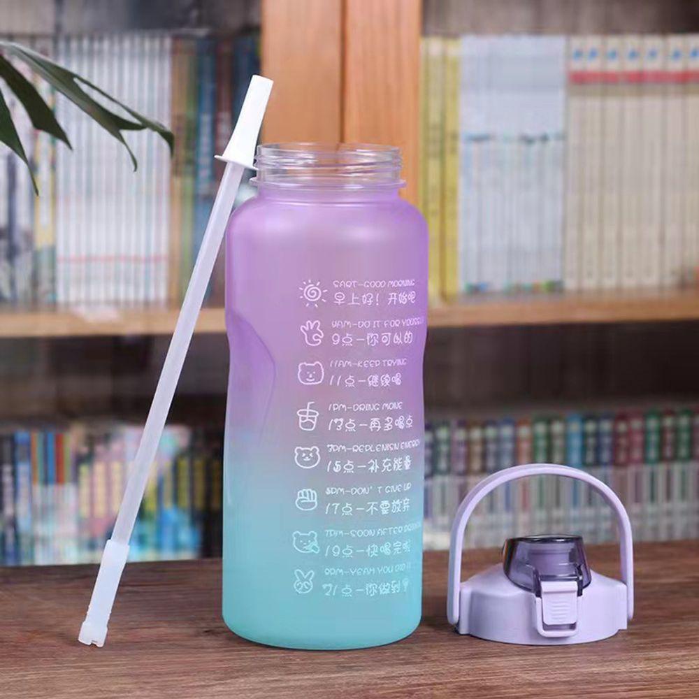 Bình Nước PISTA 2000ml Dung Tích Lớn Màu Gradient Tiện Dụng Mang Theo Du Lịch / Cắm Trại