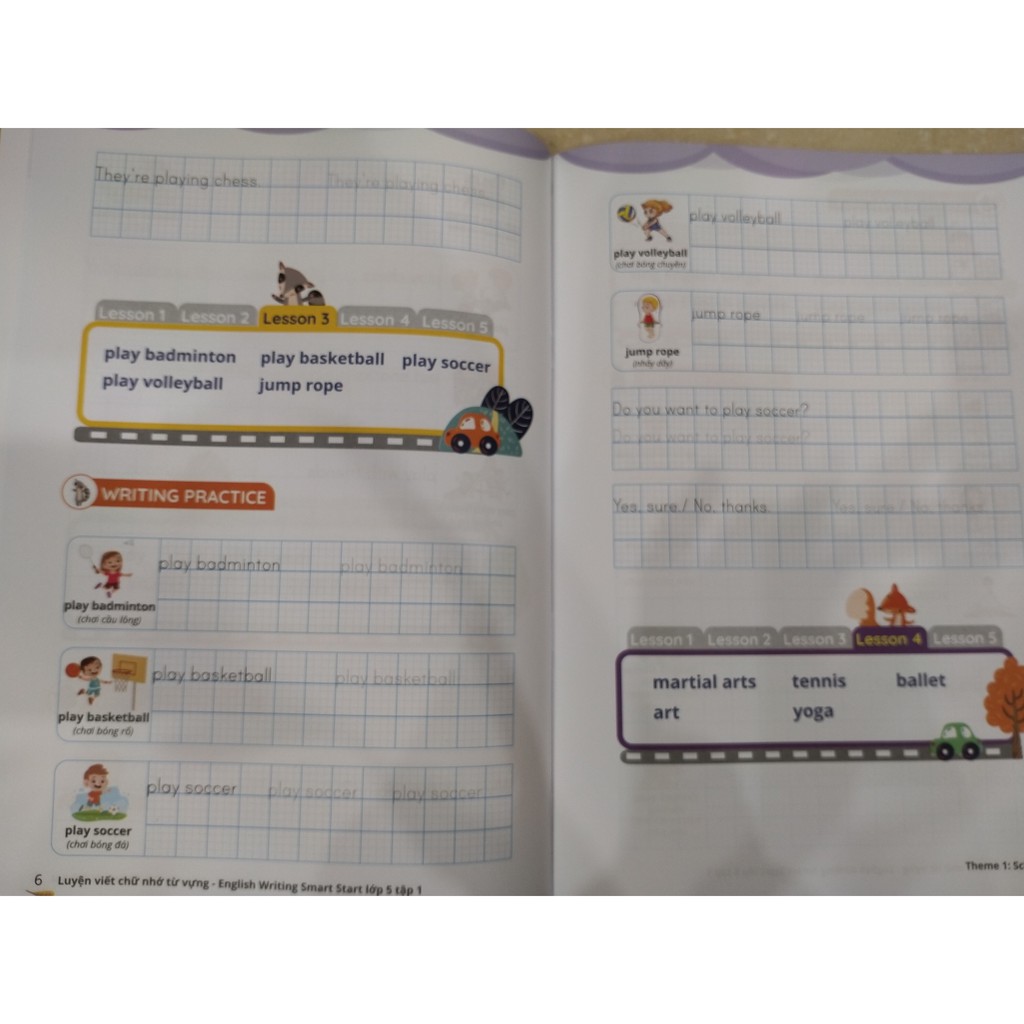 Sách - Luyện viết chữ nhớ từ vựng ( english writing smart start ) grade 5