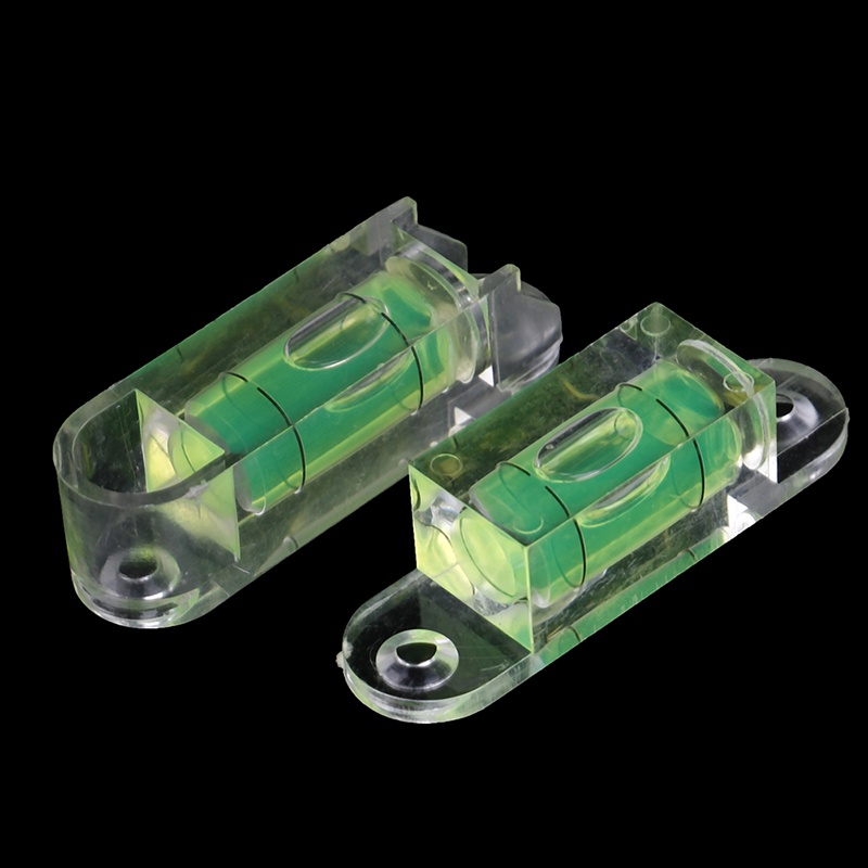 Thước thủy nivo cân bằng mini bằng acrylic có ốc vít tiện lợi